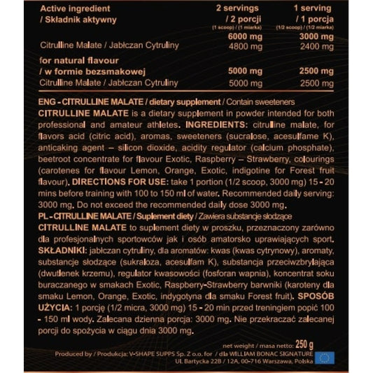 Citrulline Malate Bonac