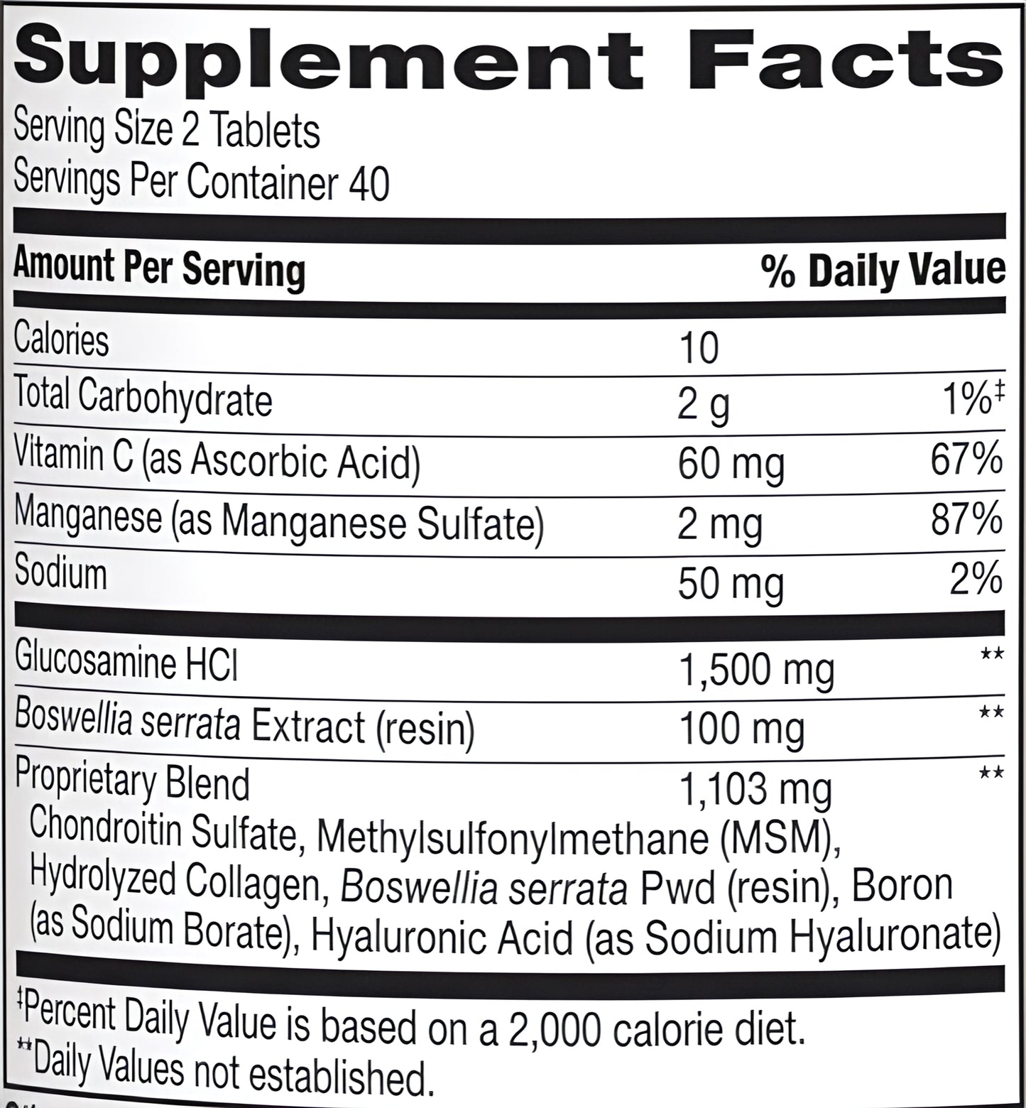 Glucosamine Joint Support