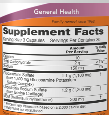 Glucosamine chondroitin Now