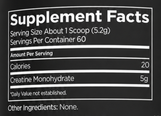 Rule 1 Creatine