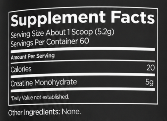 Rule 1 Creatine