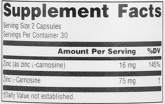 Zinc Carnosine