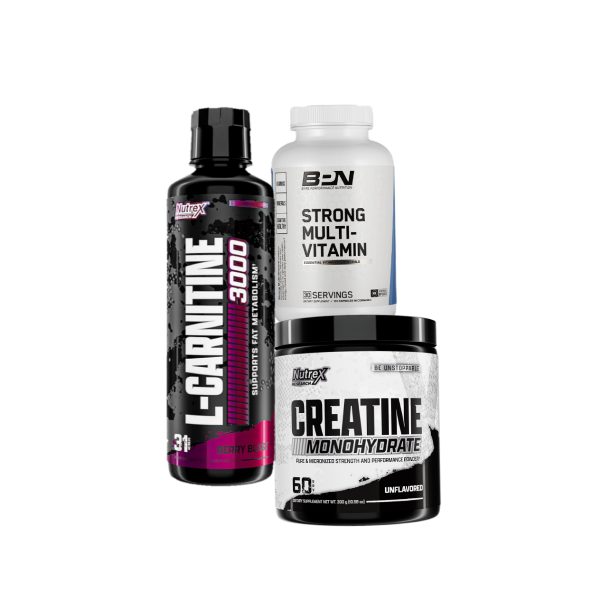L Carnitine + Creatine + Multi Vitamins