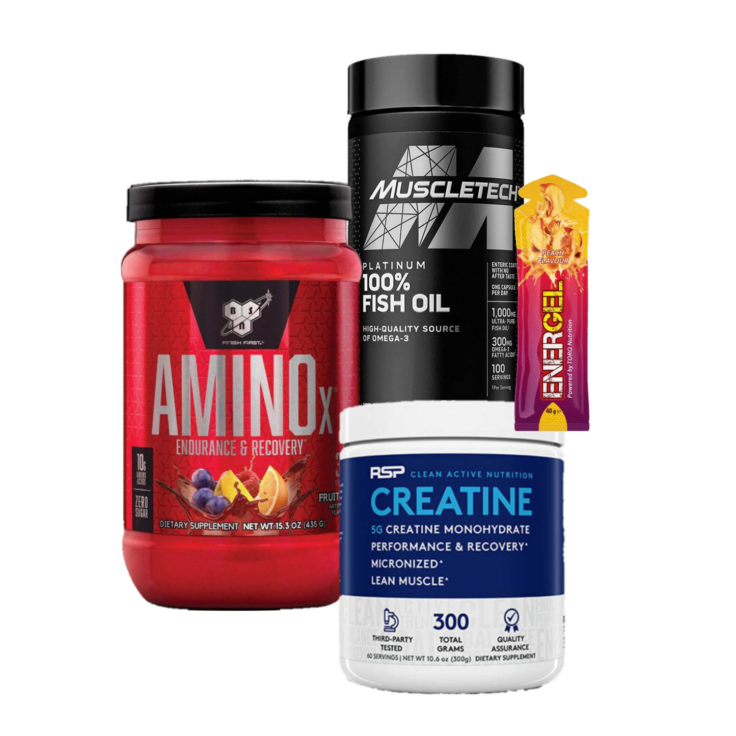 Rsp Creatine + Amino + Fishoil + Energy Gel - The Supplements Factory