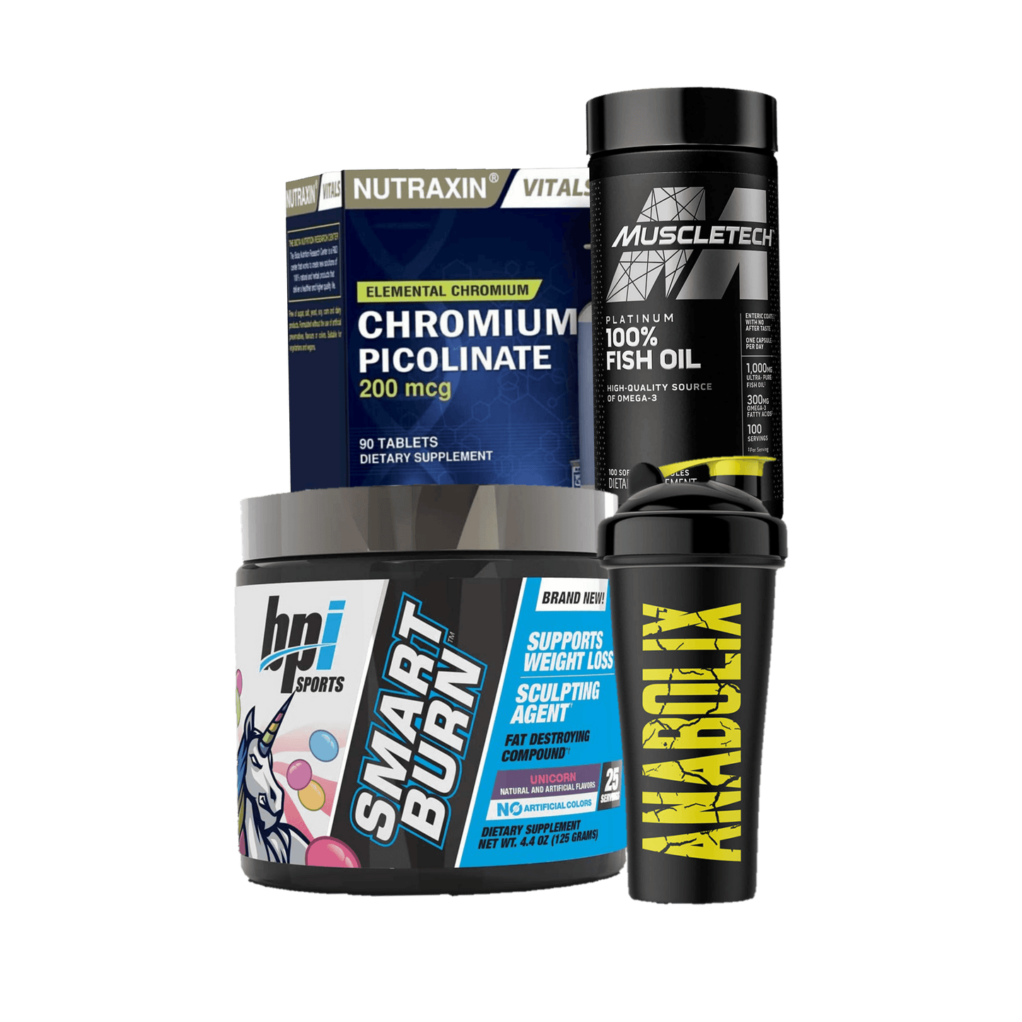 Smart Burn / Chromoium / Fishoil - The Supplements Factory