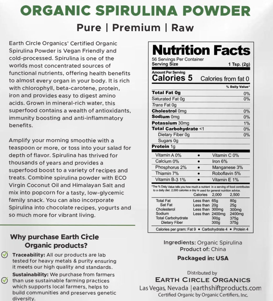 Spirulina Powder - The Supplements Factory