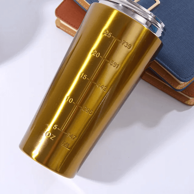 STAINLESS STEEL Shaker - The Supplements Factory