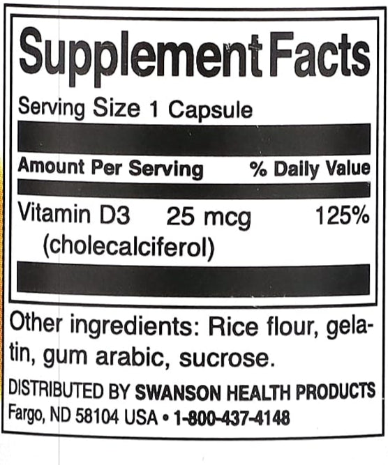 Vitamin D3 - The Supplements Factory