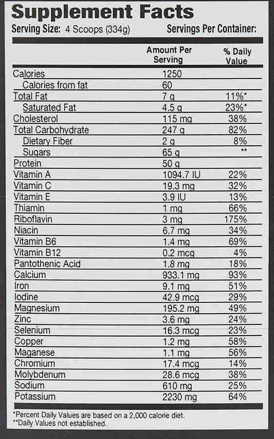 Inner Armour Hard Mass Gainer - The Supplements Factory