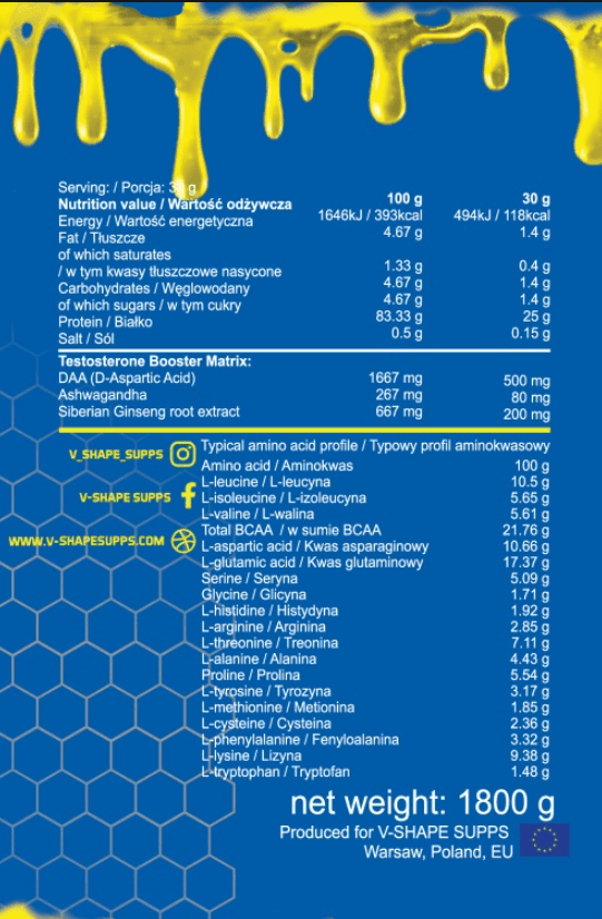 Mr. X Whey Testo - The Supplements Factory