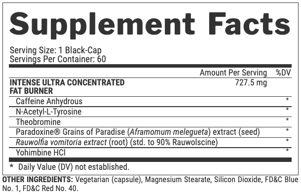 Nutrex Lipo 6 Black Intense - The Supplements Factory