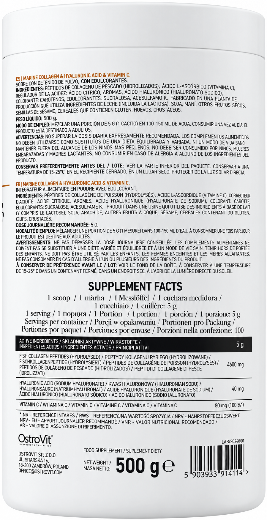 Marine collagen Ostrovit