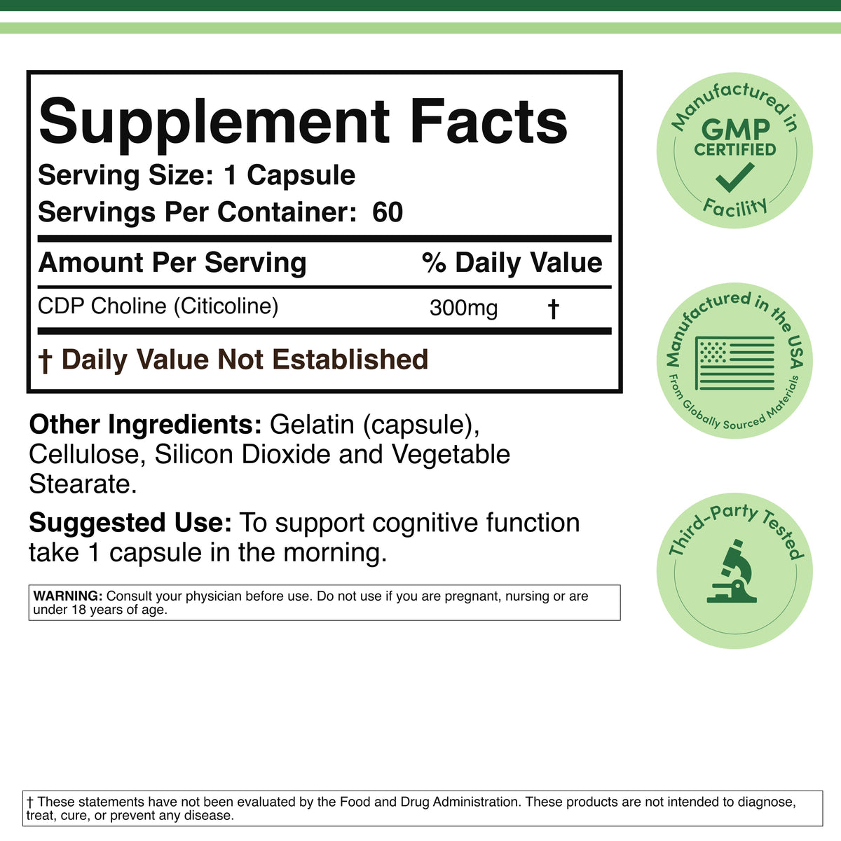 Cdp Choline (Citicoline)