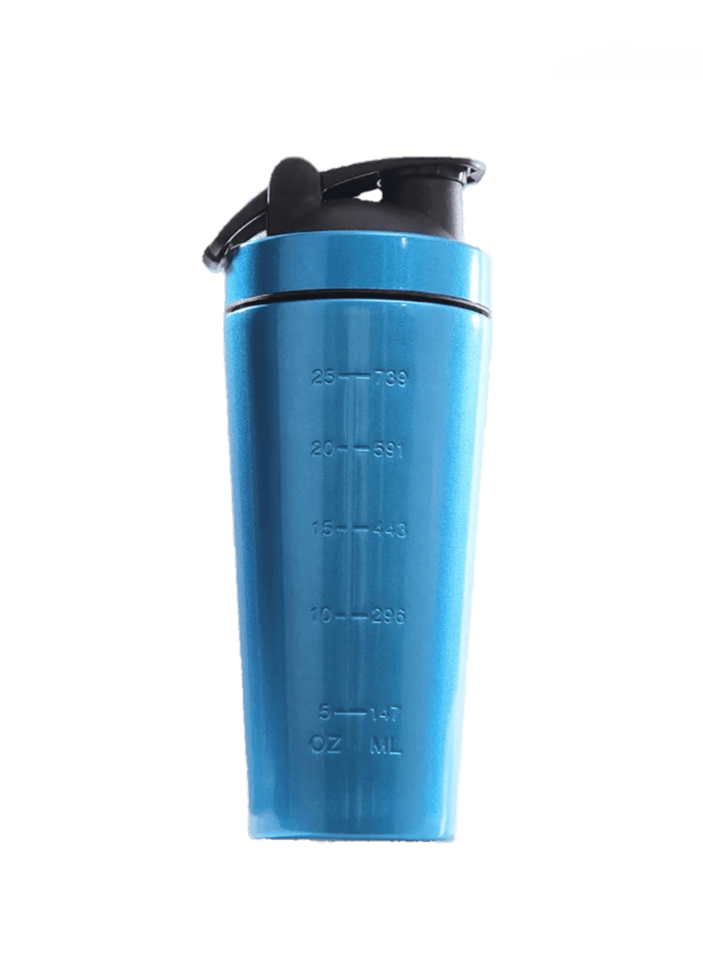 Blue Stainless Shaker - The Supplements Factory