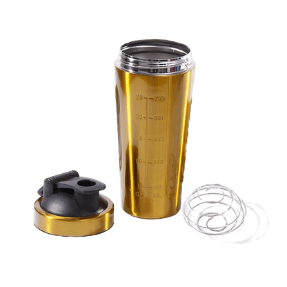Gold Stainless Shaker - The Supplements Factory