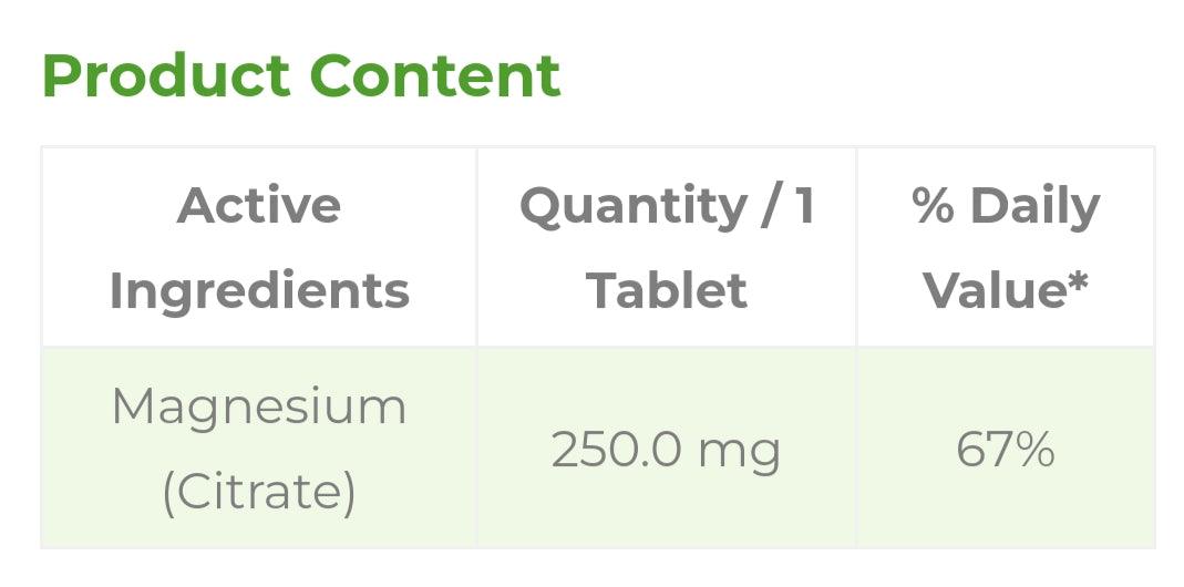 Magnesium Citrate - The Supplements Factory