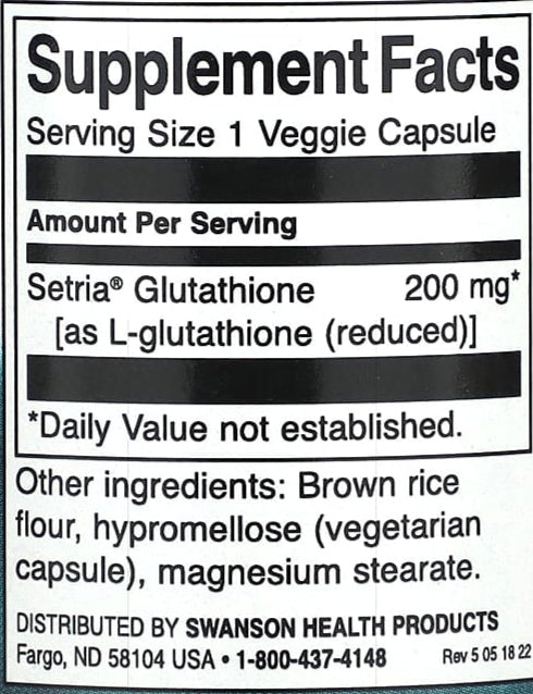 L-Glutathione Swanson