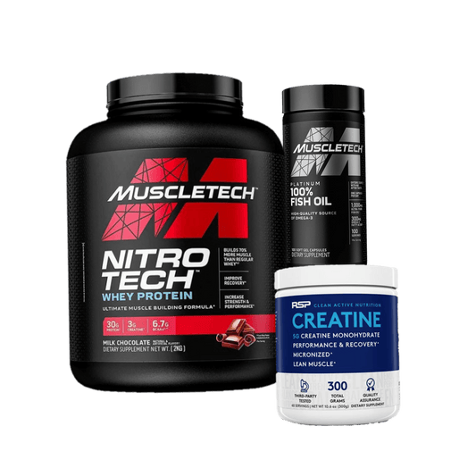 Nitrotech Whey / Rsp Creatine / Fishoil - The Supplements Factory