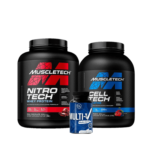 Nitrotech 4lbs + Celltech 6lbs + MultiVitamins - The Supplements Factory