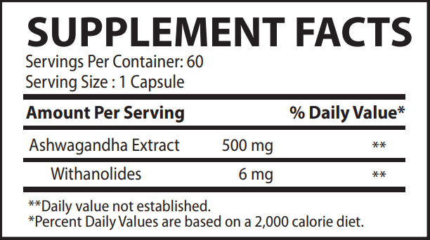 Ashwaghnda Muscle Rulz - The Supplements Factory