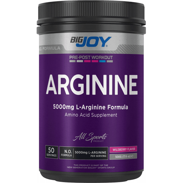 Big Joy Arginine 50 Servings - The Supplements Factory