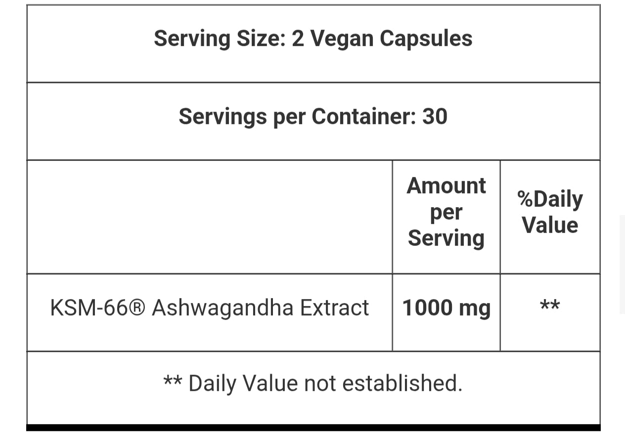 Ashwagandha Ksm 66 Sporter - The Supplements Factory