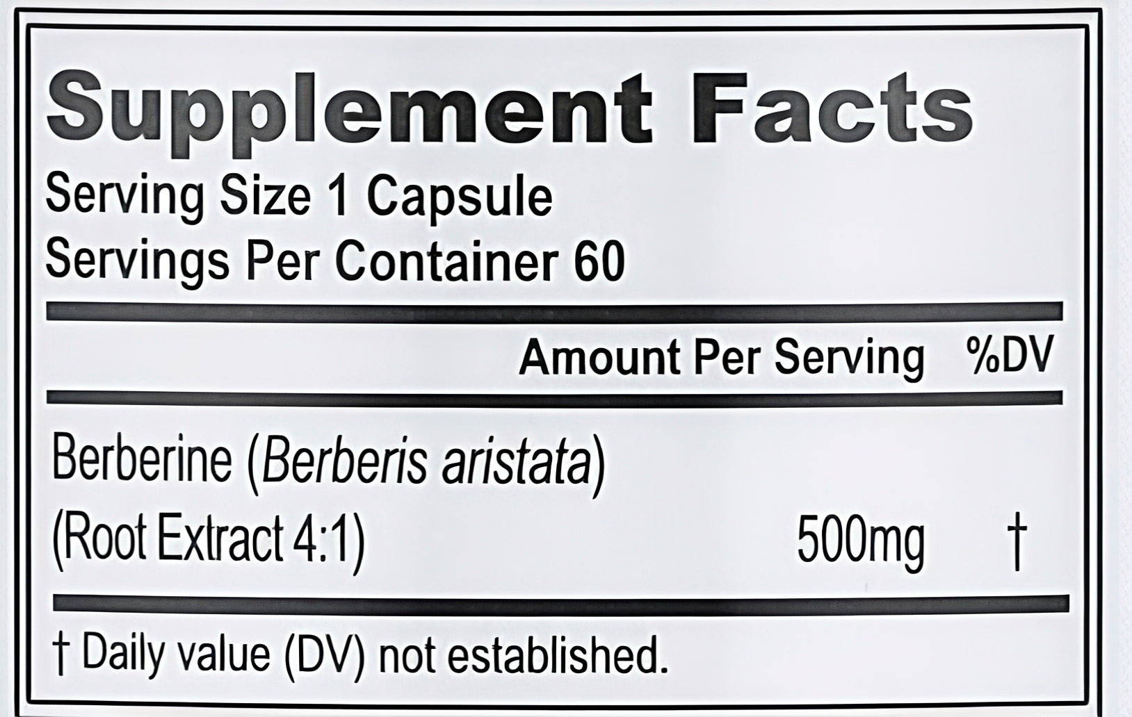 Berberine EVL - The Supplements Factory