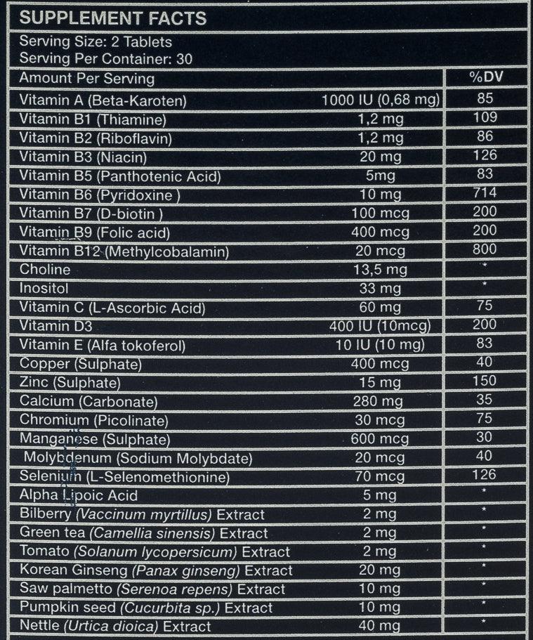 Multi Vitamin Multi Mineral - The Supplements Factory