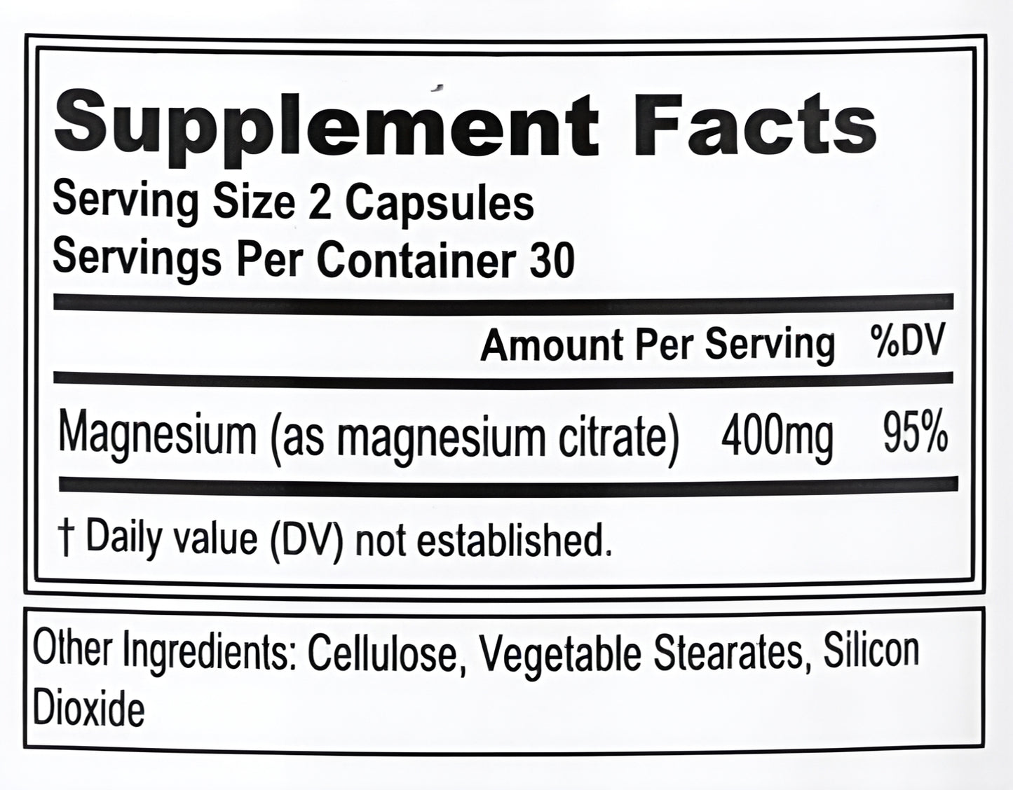 Magnesium Citrate Fitcode