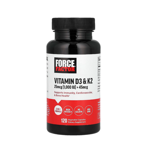 Vitamin D3K2 1,000 IU force factor