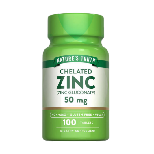 Zinc Chelated 50mg Natures Truth
