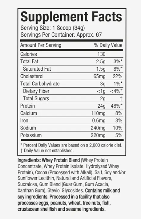 Nitrotech 100% Gold Whey Protein