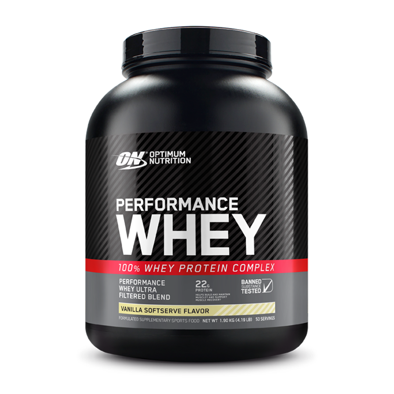 Optimum Nutrition Whey Performance with Turmeric