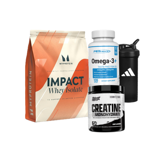 Myprotien Isolate + Creatine + Fishoil + Shaker