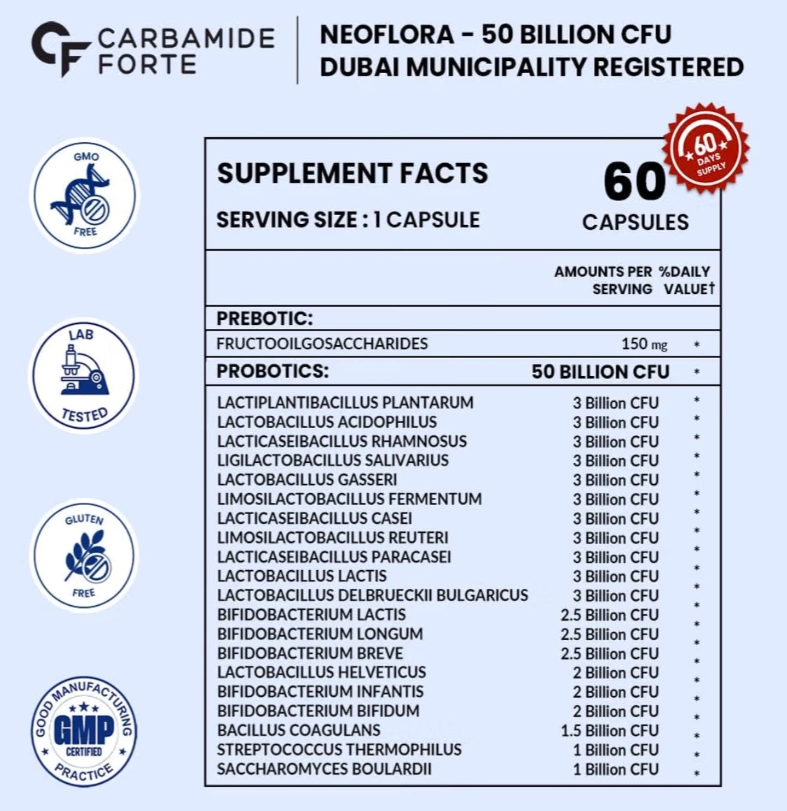 Probiotics 50 Billions