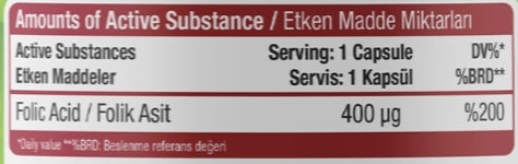 Folic Acid Natures Supreme