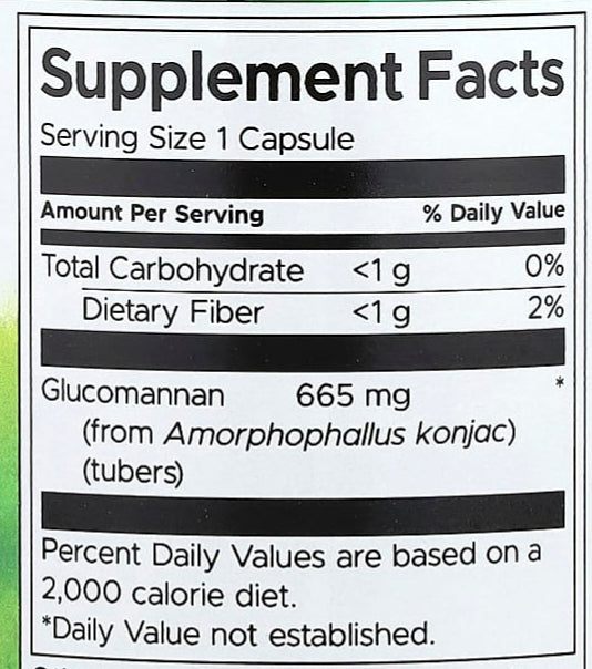 Glucomannan Swanson