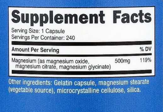 Magnesium Complex Nutricost