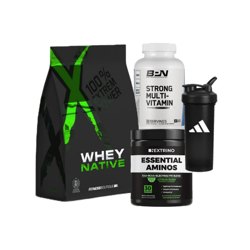 Whey Native + Aminoacids + MultiVitamins + Shaker