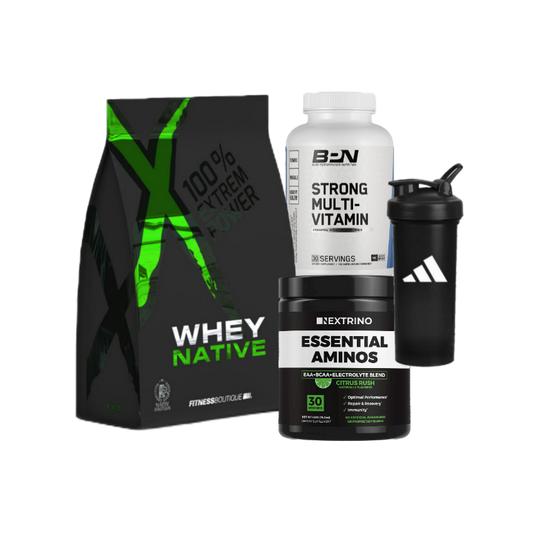 Whey Native + Aminoacids + MultiVitamins + Shaker