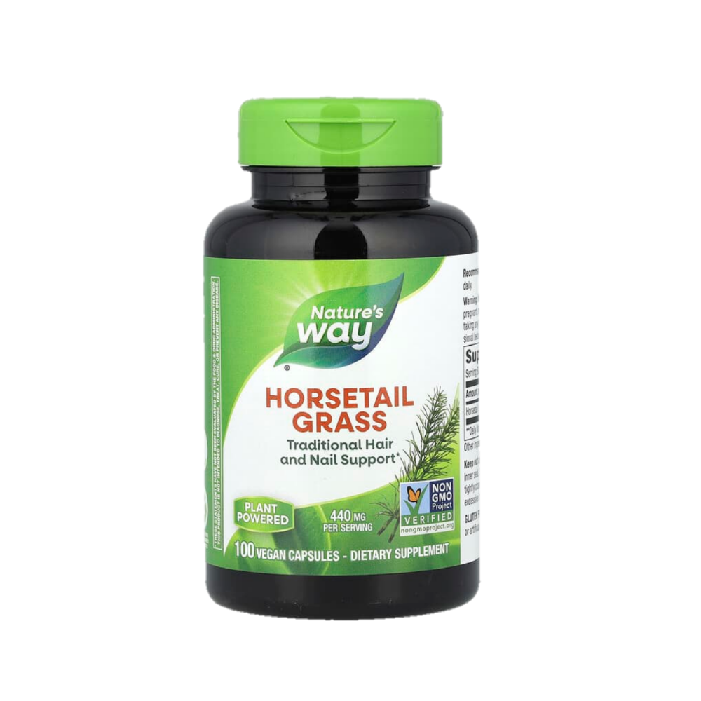 Nature's Way Horsetail Grass, 440 mg, 100 Vegan Capsules