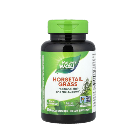 Nature's Way Horsetail Grass, 440 mg, 100 Vegan Capsules