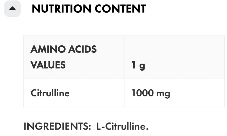 L- Citrulline Ocean
