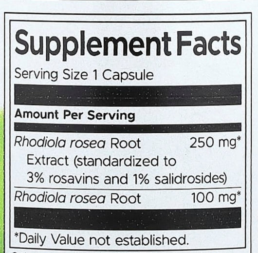 Rhodiola Rosea Extract