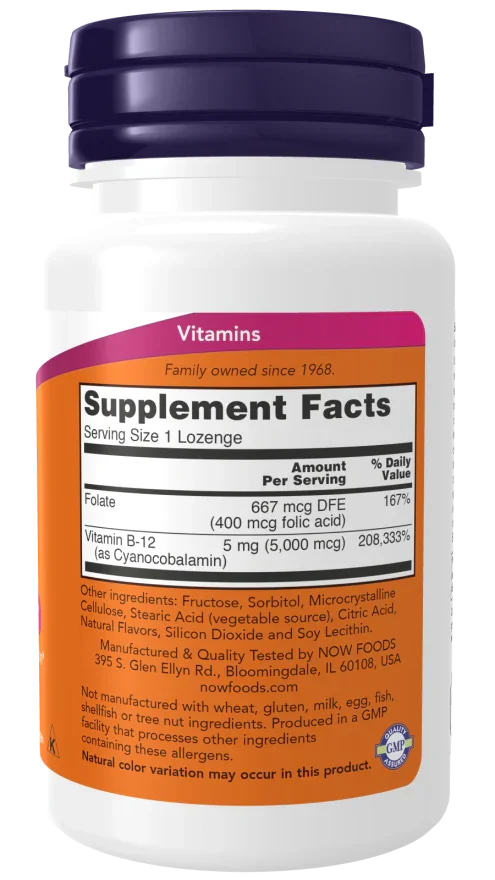 Vitamin B12 5,000 Mcg Now
