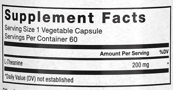 L Theanine Force Factor