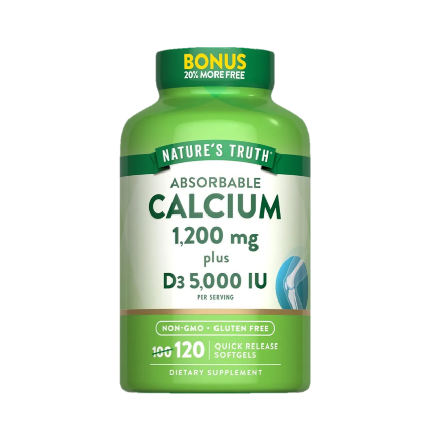 Calcium plus Vitamin d 5,000 IU