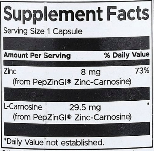 Zinc Carnosine Swanson