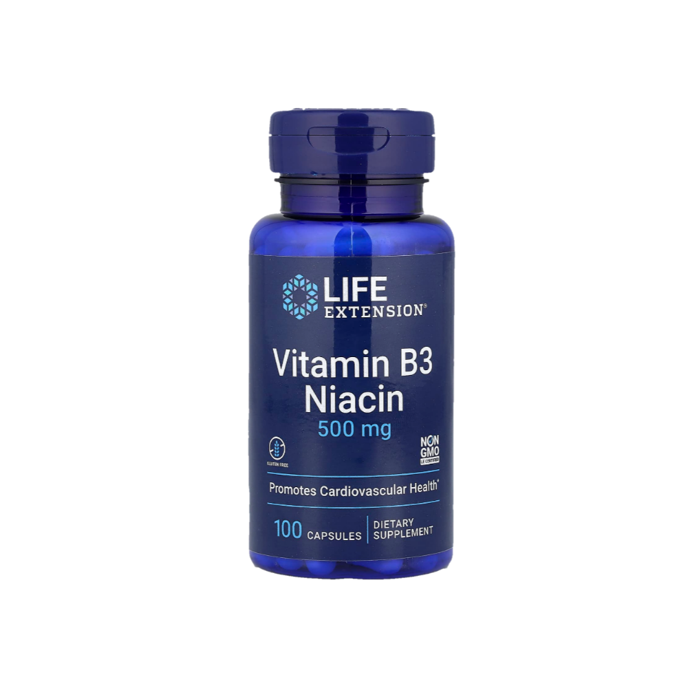 Niacin Vitamin B3 500Mg Life Extension