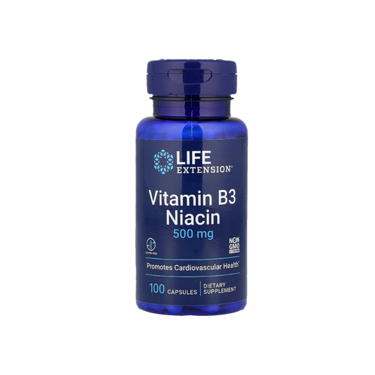 Niacin Vitamin B3 500Mg Life Extension
